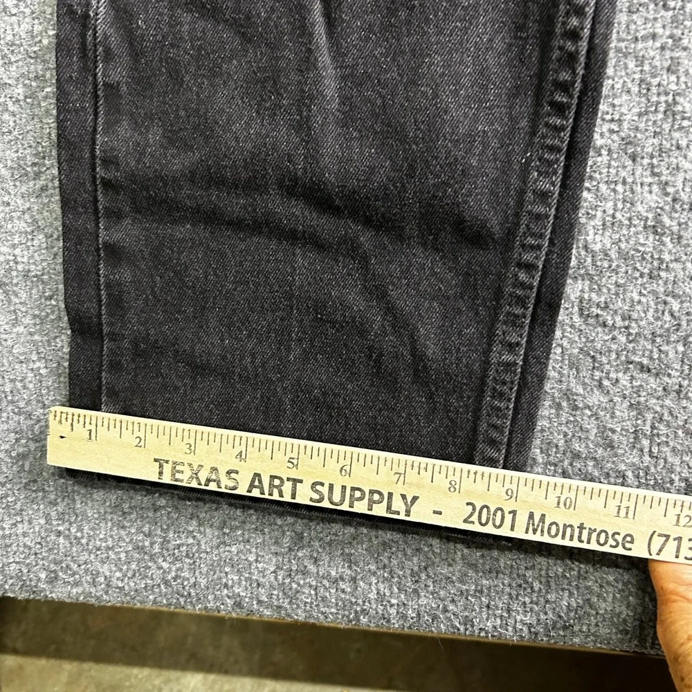 Levi's Jeans Mens Size 38 Black 505 Regular Fit Straight Leg Faded Casual Denim